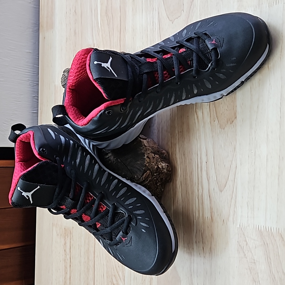 Jordan Superfly Men's shoes, blk/red/gry, Sz 8